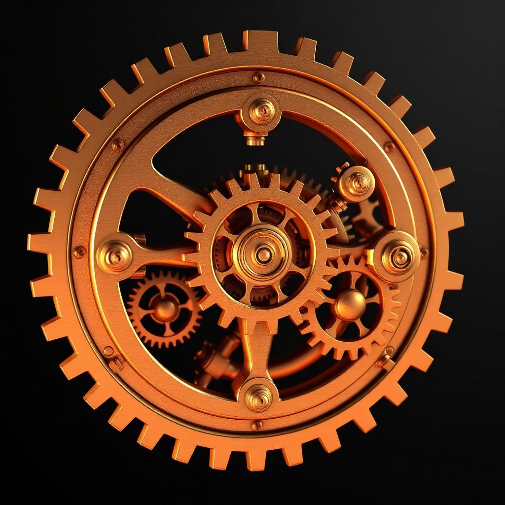 Steampunk Gear — AI generated 3D model (Stylized)